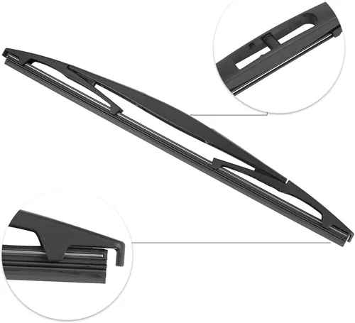 Miniatura 4 de X AUTOHAUX Limpiaparabrisas trasero de 12 pulgadas para Honda CR-V 17-22 para Honda Element 03-11 para Nissan Pathfinder 04-12 para Nissan Quest
