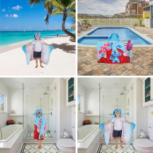 Miniatura 6 de Bakugan Anime Battle Brawlers Toalla Envolvente de Rizo de Algodón Suave con Capucha para Baño/Piscina/Playa, 24 x 50 pulgadas, por Franco Kids