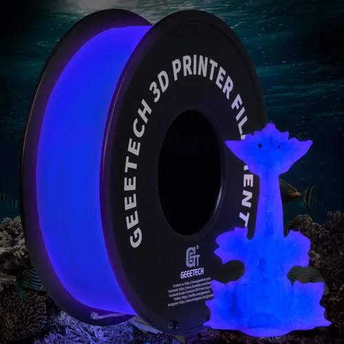Miniatura 45 de GEEETECH Filamento PLA de color dorado sedoso de 0.069 libras, filamento de seda brillante para impresora 3D, carrete de 2.2 libras, precisión