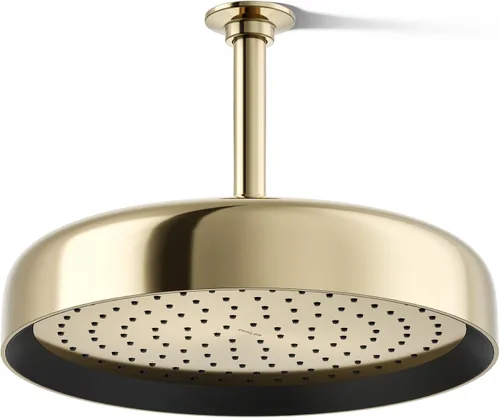 Miniatura 21 de KOHLER 26291-G-BL Statement™ Cabezal de lluvia redondo de 12" de una sola función, 1.75 gpm, negro mate