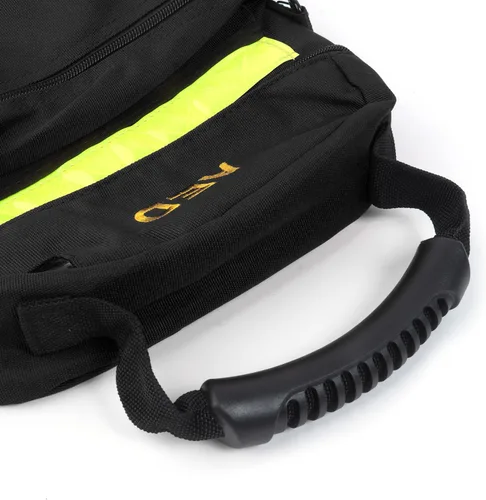 Miniatura 5 de Bolsa de primeros auxilios AED Medical 1st Aid Vacía Rescate Desfibrilador Bolsas de primeros auxilios para protección sanitaria crítica de Negro