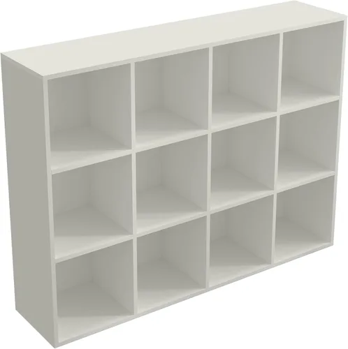 Miniatura 18 de OSCHF - Estantería de almacenamiento de 9 cubos, estantería de madera de 3 niveles con soporte en el suelo, estantería abierta para el hogar