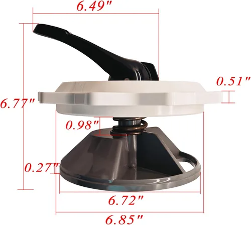 Miniatura 4 de 270067 Reemplazo del conjunto de válvula superior de 2 pulgadas para válvulas multipuerto Hiflow Top & Side Mount Pool Spa