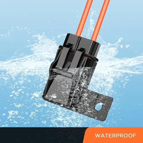 Miniatura 5 de Recoil Paquete de 3 portafusibles impermeables ATC ATO en línea 16AWG con 3 fusibles de 10 A y 3 fusibles de 15 A