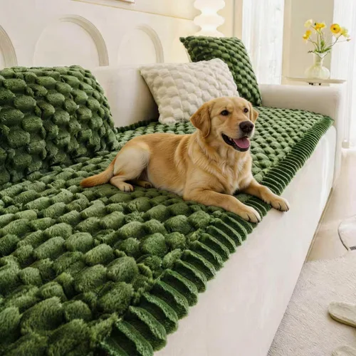Miniatura 8 de Funda de sofá para mascotas, lavable, apta para mascotas, protector de sofá para muebles, tapete bohemio para mascotas, para sofás y sofás Beige