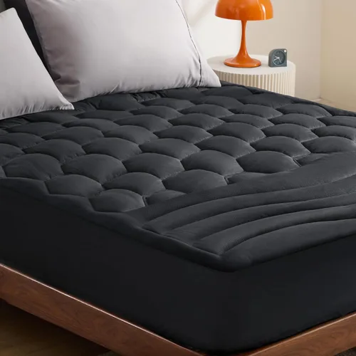 Miniatura 27 de Bedsure Protector de colchón beige individual XL – Cubrecolchón suave para dormitorio universitario, protector de cama individual extra largo