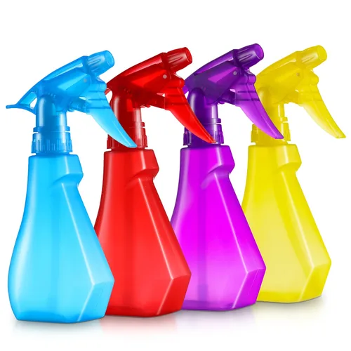 Miniatura 8 de DilaBee Paquete de 2 botellas rociadoras de plástico de 8 onzas – Botella rociadora de agua para el cabello, cocina, entrenamiento de gatos y Azul