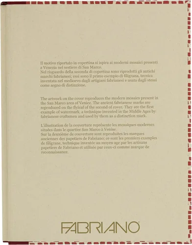 Miniatura 6 de Libro de Dibujo Fabriano Venezia, Beige, 9 x 12 Pulgadas