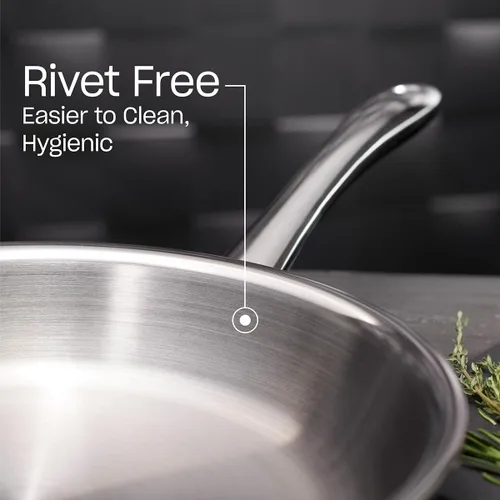 Miniatura 3 de Fissler M5 Pro-Ply - Sartén de acero inoxidable de 5 capas, 8 pulgadas