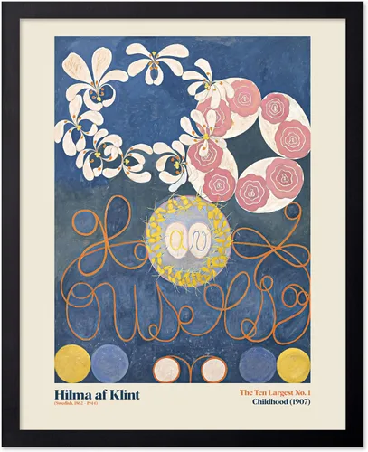 Miniatura 59 de Poster Master Póster de ilustración vintage, impresión retro moderna, los diez más grandes n.º 1, infancia, flor, abstracto, regalo para artista