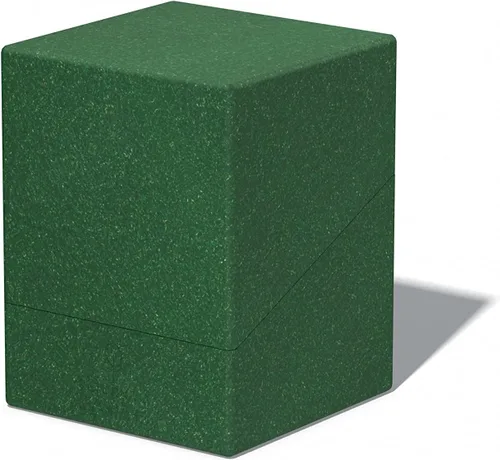 Miniatura 4 de Ultimate Guard RTE Boulder 100+, estuche para 100 tarjetas TCG de doble funda, verde, 97% renovable, fabricado en Alemania, almacenamiento seguro
