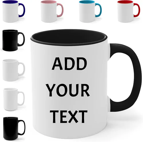 Tazas personalizadas con palabras, tazas personalizadas con texto, taza de café con mensaje, crea tu propia taza, diseña tu propia taza de café,