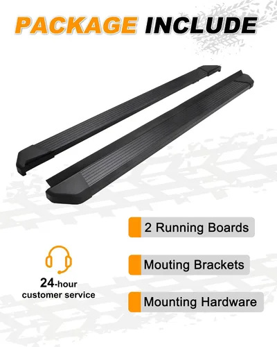 Miniatura 9 de Estribo apto para Bronco 2 puertas 2021-2026 Barra lateral de tubo de textura negra