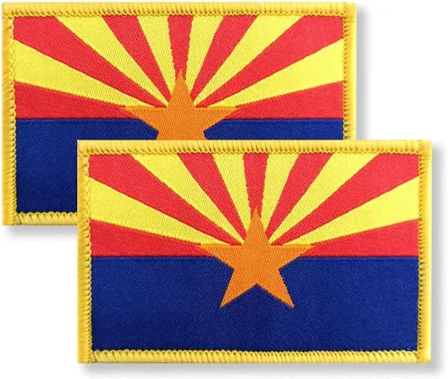 Miniatura 8 de Overdecor Parche de bandera de Georgia - Parches militares tácticos - Cierre de velcro, paquete de 2