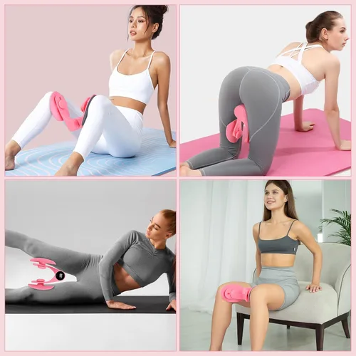 Miniatura 6 de Entrenador pélvico para mujeres y hombres – Ejercitador de cadera con resistencia de resorte ajustable, ejercitador Kegel tonificador para tu muslo
