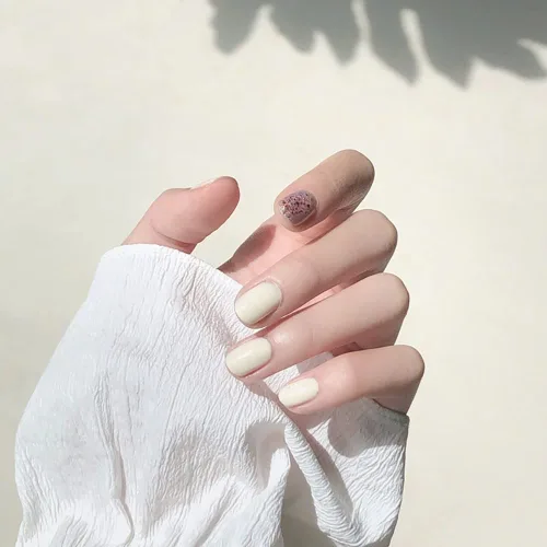 Miniatura 20 de LIGHT RAIN - Uñas a presión de longitud media, con diseño de galaxia Andromeda, uñas postizas de gel, reutilizables, de lujo, de siete capas