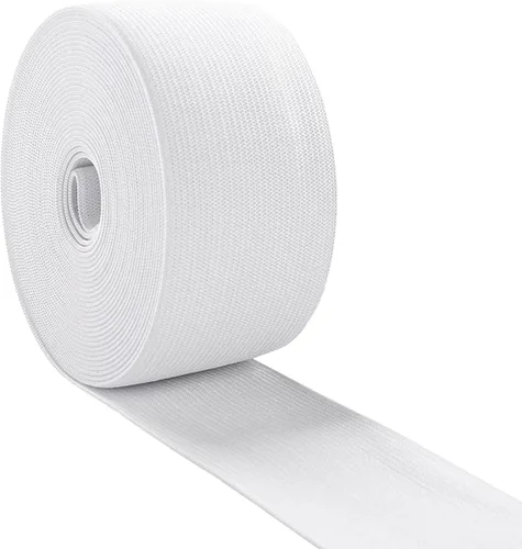 Miniatura 8 de Banda elástica de costura, 3/4 pulgadas de ancho, banda elástica de punto de alta elasticidad para coser cinturas, pantalones, ropa y manualidades