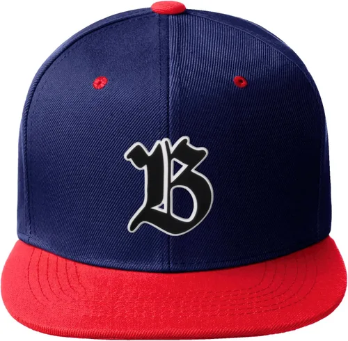 Miniatura 401 de Daxton Gorra clásica con visera de billete plano con letras del alfabeto inglés antiguo de la A a la Z