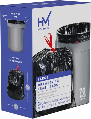 Miniatura 7 de Bolsas de basura Highmark, 33 galones, caja de 70, DP00544