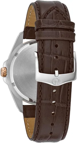 Miniatura 3 de Bulova Mens Precisionist Leather Strap Watch