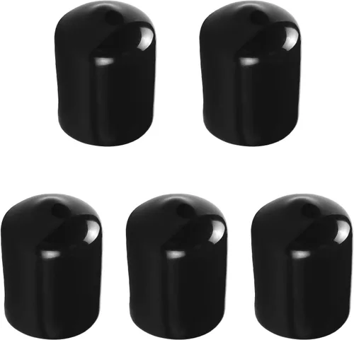 Miniatura 8 de Cubierta de tapa de extremo redondo de goma de 1.06 pulgadas (1.063 in), protectores de rosca de tornillo de PVC flexible de tubería de tubería