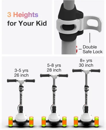 Miniatura 5 de Elecorange Balance - Patinete eléctrico para niños de 2 a 9 años, 2025 actualizado, largo alcance, acelerador de pulgar amigable, cubierta y ruedas