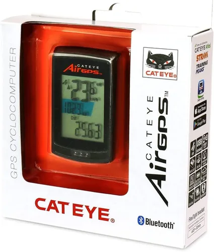 Miniatura 7 de CATEYE AirGPS - Computadora de bicicleta recargable por USB - Computadora de ciclismo GPS con Bluetooth ANT+, velocímetro de bicicleta GPS, montaje