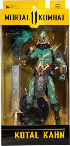 Miniatura 8 de McFarlane Toys Mortal Kombat Kotal Kahn - Figura de acción de 7 pulgadas con accesorios