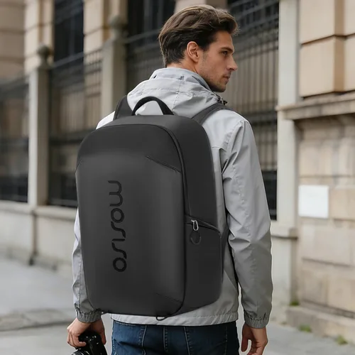 Miniatura 7 de MOSISO Mochila para cámara, DSLR/SLR/SLR/sin espejo, mochila de fotografía de acceso completo, bolsa impermeable para cámara con soporte