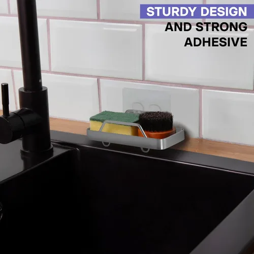 Miniatura 4 de KINCMAX Jabonera adhesiva de alta calidad para pared de ducha, jabonera de barra sin taladros para almacenamiento de baño, organizador de jabón