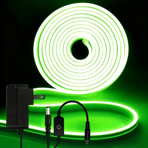 Miniatura 10 de iNextStation RGB Smart IC - Tira de luces LED de neón de 5 V, USB, 16.4 pies 5M, tira de luces de neón flexible, multicolor, IP67, impermeable