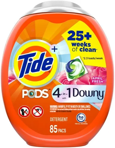 Miniatura 18 de Tide PODS con detergente líquido Downy, April Fresh, 12