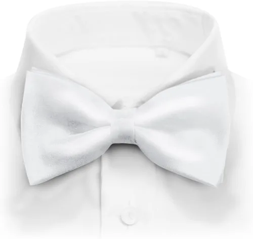 Pajarita de esmoquin formal de satén preatada clásica para hombre, longitud ajustable, gran variedad de colores disponibles