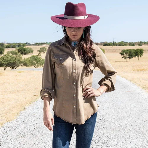 Miniatura 2 de Charlie 1 Horse Highway Springtime - Gorro de fieltro para mujer, Cwhway-4036-Mu, L