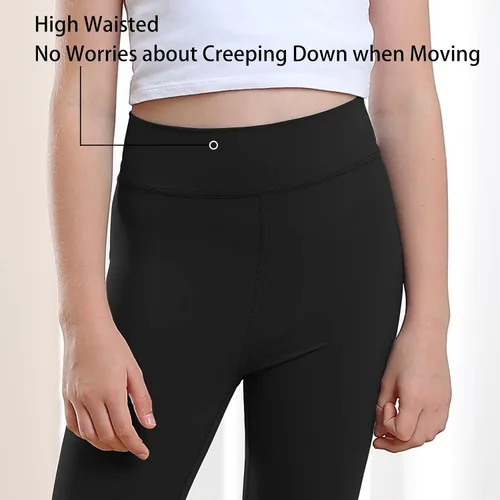 Miniatura 3 de MERIABNY Leggings de entrenamiento activo para niñas de 6 a 13 años