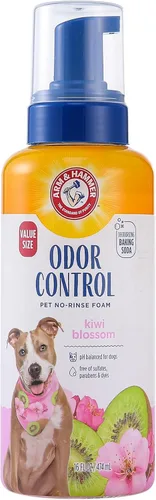Miniatura 8 de Arm & Hammer for Pets - Espuma sin enjuague para perros, aroma a flor de kiwi, desodorante para perros de bicarbonato de sodio sin agua, pH