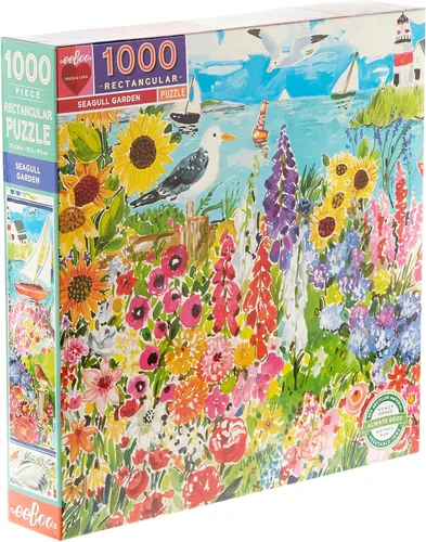 Miniatura 11 de eeBoo Rompecabezas de 1000 Piezas - Rompecabezas de Mujeres Leyendo para Adultos, Cuadrado 23" x 23" Hecho con Tablero Reciclado y Tinta a Base