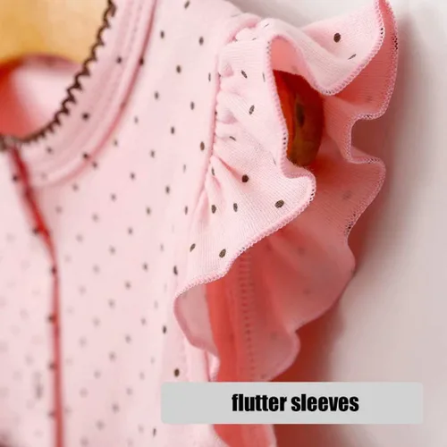 Miniatura 3 de OLLULL Mamelucos de una sola pieza para bebé niña de algodón ropa de verano