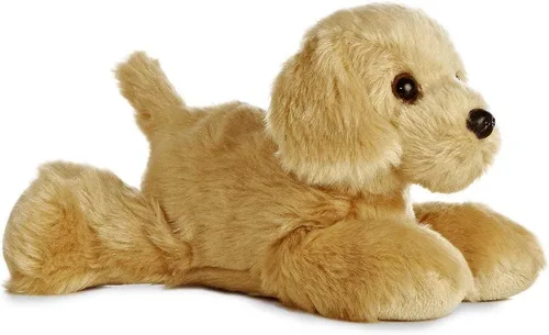 Miniatura 2 de Aurora Plush Mini Flopsies - Paquete para perros de 8 pulgadas, dorado y pasta, marrón