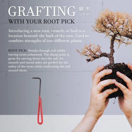 Miniatura 2 de BambooMN Root Pick - Red - 1 Unit