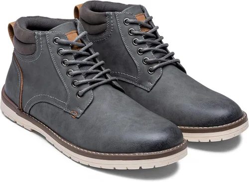 Miniatura 4 de Vostey - Botas de senderismo para hombre de estilo casual resistentes al agua tipo chukka