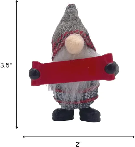 Miniatura 3 de Adorno personalizado para árbol de Navidad 2022 para niños, adorno de Navidad personalizado con gnomo, recuerdo infantil para niños y niñas Suéter