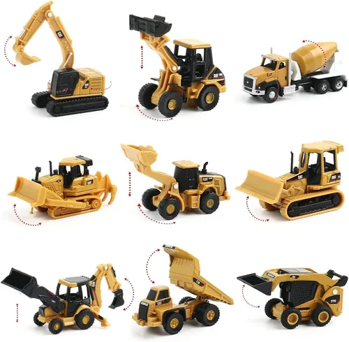 Miniatura 5 de EROCK Vehículos de construcción de aleación a escala 1:160 N – 1 unidad, juguete de camión de construcción fundido a presión, modelo de vehículo