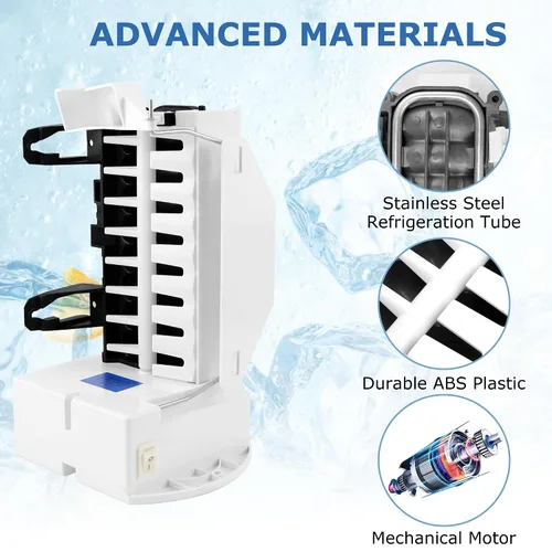 Miniatura 3 de WR30X10012 WR30X10093 Kit de máquina de hielo de repuesto para refrigeradores G.E Hot.Point Ken.More GSS20IEMDWW GSS25JFMDWW, reemplaza WR30X10061