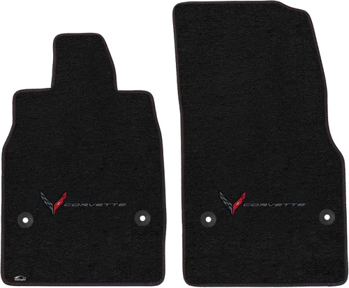 Miniatura 2 de Lloyd Mats Tapetes alfombrados a medida para el suelo del automóvil de lujo prémium para Corvette C8 2020-ON Coupé y convertible