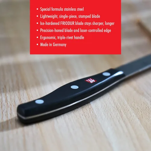 Miniatura 7 de ZWILLING Twin Signature - Cuchillo utilitario de 5 pulgadas, afilado, fabricado en una fábrica alemana propiedad de la empresa con acero de fórmula