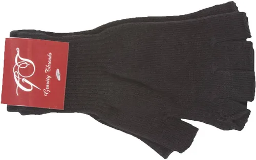 Miniatura 4 de Gravity Threads Guantes de invierno unisex para hombre y mujer, de punto elástico, sin dedos