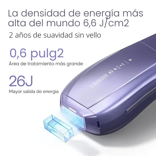 Miniatura 3 de Ulike Dispositivo de depilación láser Air 10 Ipl regalo para mujeres y hombres, reducción permanente del vello frío y permanente para casi sin