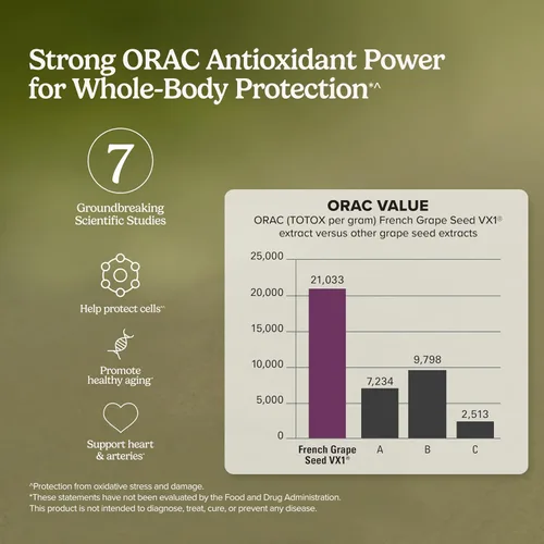 Miniatura 2 de Terry Naturally Clinical OPC Extra Strength - Apoyo a la salud cardiovascular y la concentración - Suplemento con extracto de semilla de uva