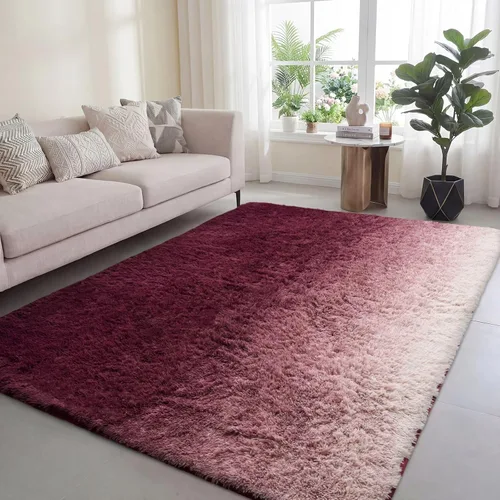 Miniatura 12 de Poboton Alfombras de área lavables a máquina de 8 x 10 pies para sala de estar, dormitorio, alfombra suave y esponjosa, alfombra de suelo